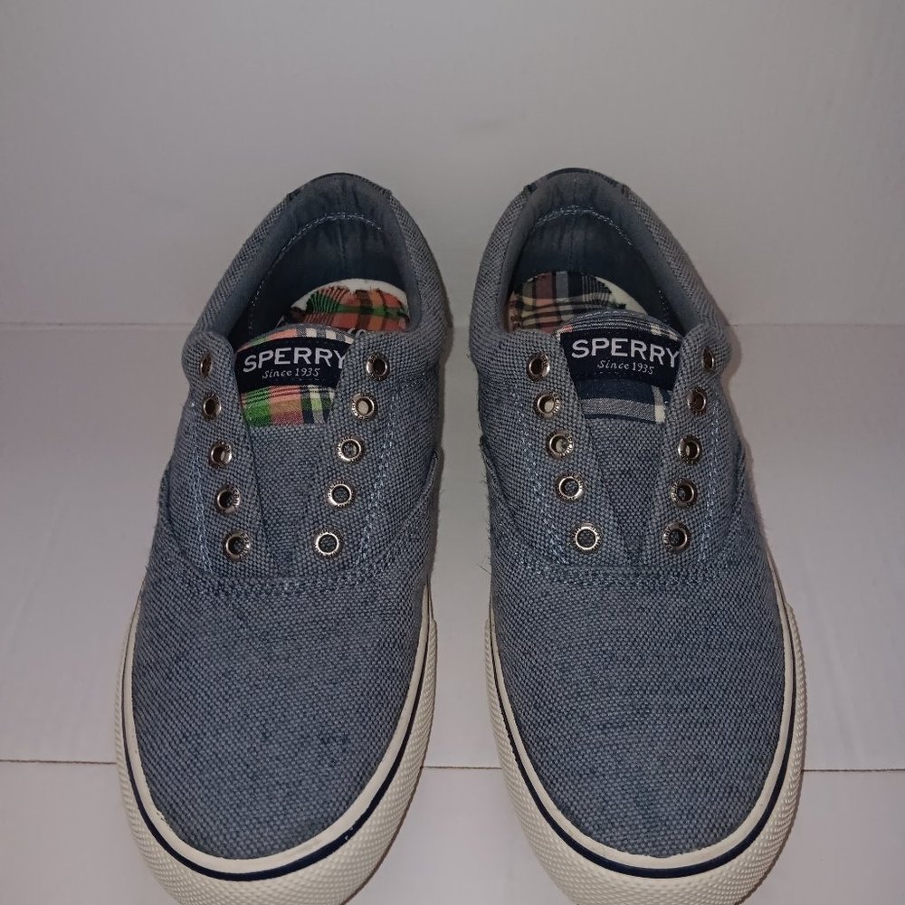 SPERRY TOP SLIDER SLIP ON CANVAS SNEAKERS